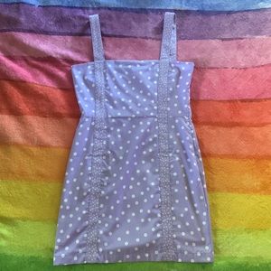 Solid & Striped Lavender Polka Dot Dress